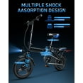 thumbnail image 5 of BroPath Electric Bike for Adults, Ebike, Electric Bicycle with 576WH Removable Battery,14" Folding Ebike, 20MPH,20+ Miles(MAX),500W Motor,Multi-Shock Absorption,Commuting Mini E Bikes,UL2849, 5 of 9