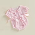 thumbnail image 2 of UACY Newborn Baby Boy Girl Easter Outfit Bunny Romper Cute Rabbit Overalls Jumpsuit for Spring Summer, 2 of 9