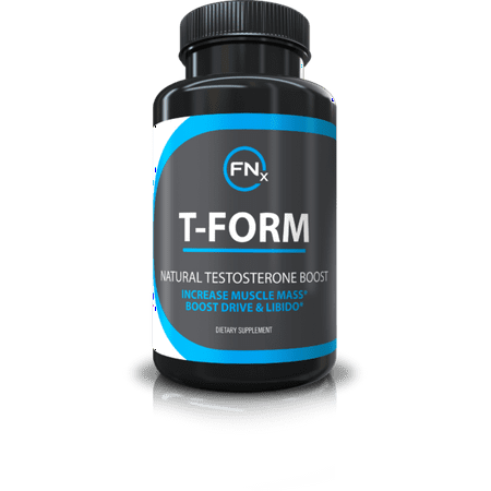 fenix nutrition t-form - natural testosterone booster, increases muscle mass, stimulate testosterone, libido booster, enhance overall vitality, dietary supplement, 90