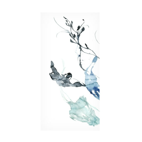 Jennifer Goldberger 'Ocean Etude Triptych I' Canvas Art