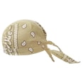 thumbnail image 3 of TISHITA Cycling Caps Men Pirate Hat Riding Bandana Sweat Wicking Breathable Wrap Running Beige, 3 of 8