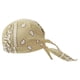 thumbnail image 3 of Gorros de trapo para hombre y mujer, gorro absorbente para el sudor, gorro de pirata ajustable, pañuelo para montar en la cabeza, gorros de ciclismo Beige, 3 of 8