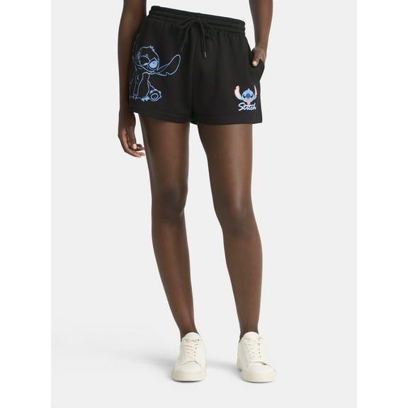 Stitch Women's Graphic Fleece Shorts, Sizes XXS-XXL