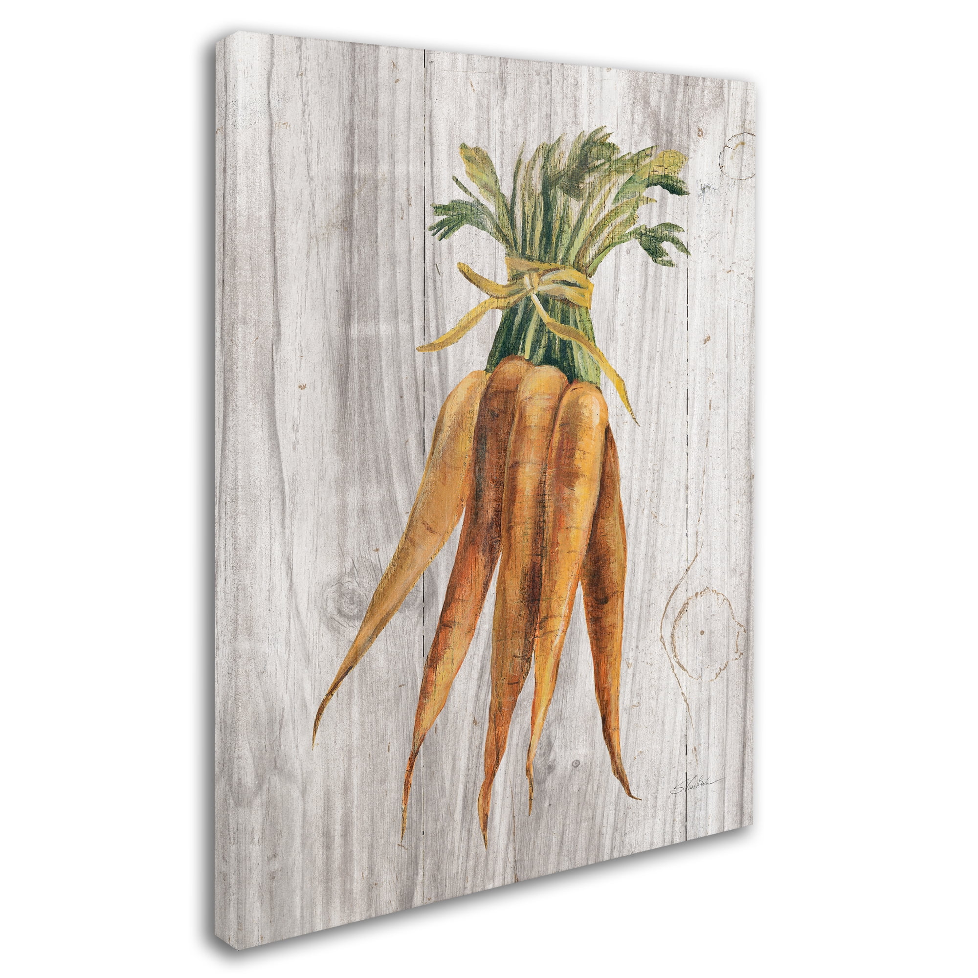 Trademark Fine Art 'Market Vegetables I' Canvas Art by Silvia Vassileva