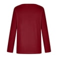 thumbnail image 3 of Gerichy Womens Long Sleeve Blouse Women's Fall Fashion Long Sleeve Stretch Slim Fitted T-Shirt Blouse Solid Basic Tops Hoodies for Women Long Sleeve Shirts for Women, 3 of 4