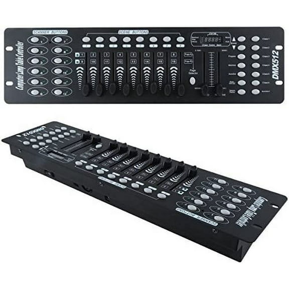DMX 512 Controller 192 Channel Operator Console for Stage Party DJ Lighting$$Music