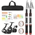 thumbnail image 1 of Telescopic Fishing Rod and Fishing Reel Combos Full Kit for, 1 of 7