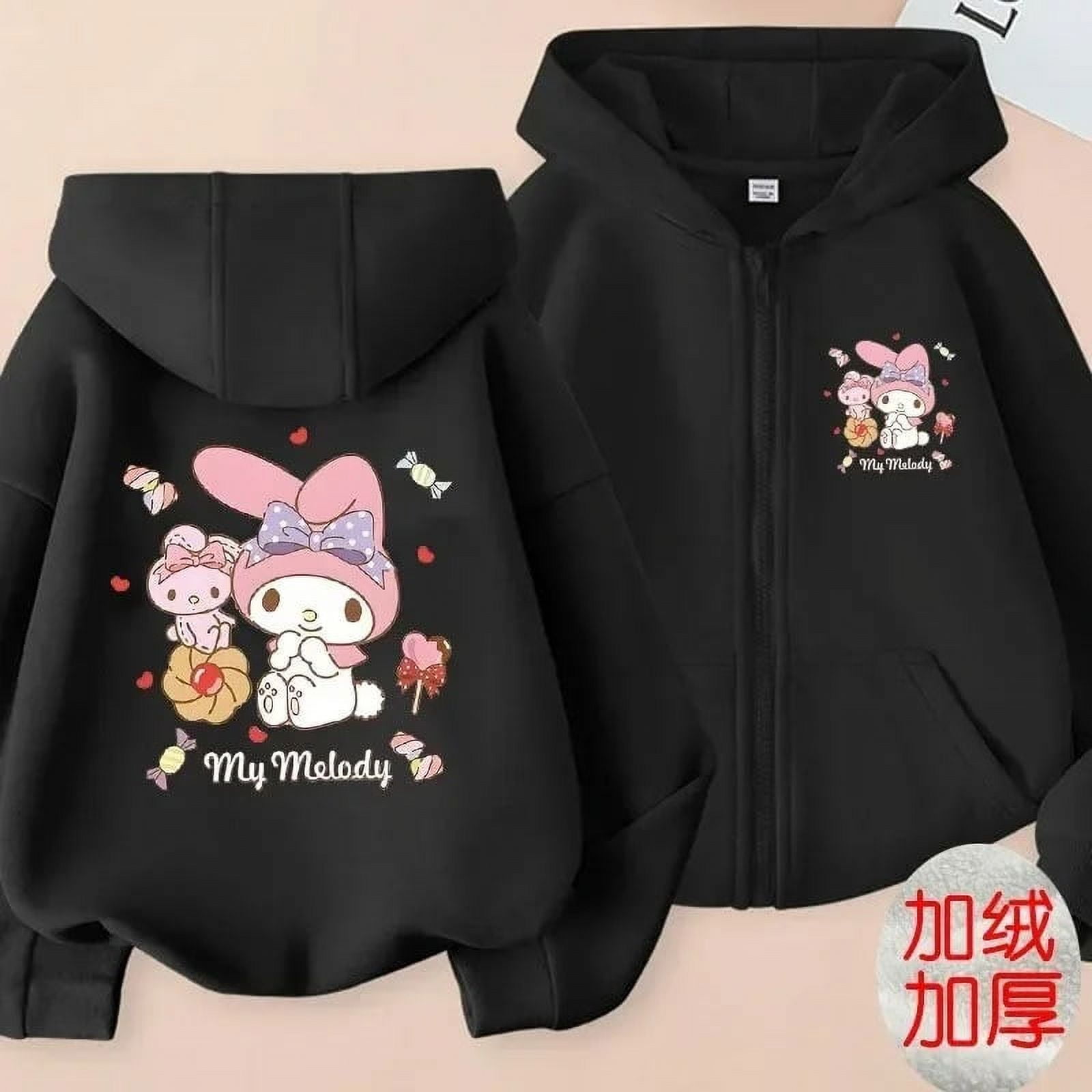 Survêtement Anime 2 Pièces Pour Femme/fille - Sweat à Capuche Et Pantalon Jogging, Motif Kawaii, Coton/polyester - 5
