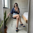 thumbnail image 4 of Cushionaire Chica Espadrille Wedge Sandals for Women Slip On Closed Toe Women Shoes with Elastic Straps and Stylish Everyday Comfort, 4 of 23