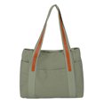 thumbnail image 2 of Bolsa Bolso de mano para mujer Bolsos de hombro de gran capacidad con múltiples bolsillos de nailon (verde) JShteea Para Estrenar, 2 of 9