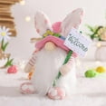 thumbnail image 4 of Keimprove Easter Bunny Decorations Easter with sign Handmade Swedish Tomte Plush Doll for Spring Party Home Decoration Gifts for Kid/Women/Men, 4 of 7