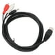 thumbnail image 5 of Cable de Sonido ANGGREK DIN Grande 8 Pines a 3,5mm 2 RCA 5,9 Pies, 5 of 8