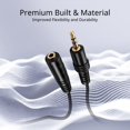 thumbnail image 3 of Cable Extension Audio Auxiliar 3.5 mm TNP CBL35MMF_30FT Macho a Hembra 9 Metros, 3 of 5