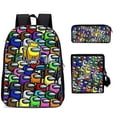 thumbnail image 1 of Among Us Visor Backpack Kids Rucksack Crewmate Back To School Bag A, 1 of 1