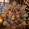 thumbnail image 3 of Christmas Snowman Diamond Painting Art Kits For Adults,Special Shaped Hanging Pearl Acrylic Suncatcher Gem Art Pendant Decorations Kit For Home Decor And Gift(12In), 3 of 5