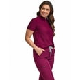 thumbnail image 5 of Green Town Scrubs for Women Scrub Set - Slim Fit Jogger Pant and Mandarin Collar Tuck-In Top, Easy Care Uniform, 5 of 6