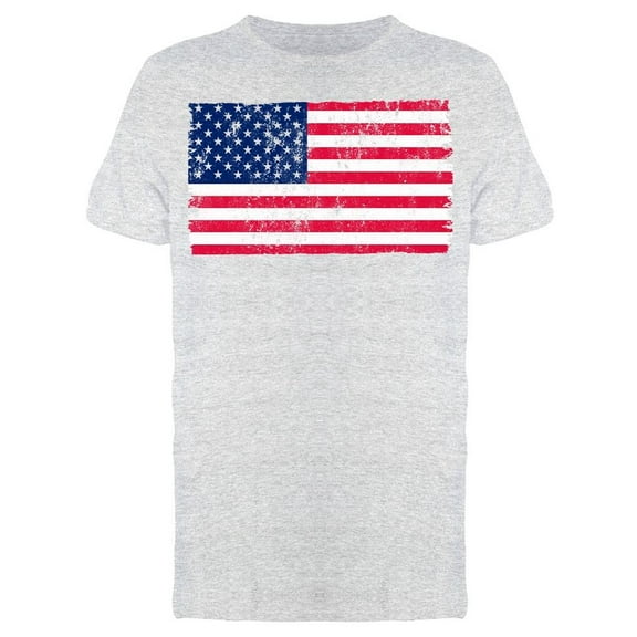 Usa Flag. Grunge Style Tee Men's -Image by Shutterstock
