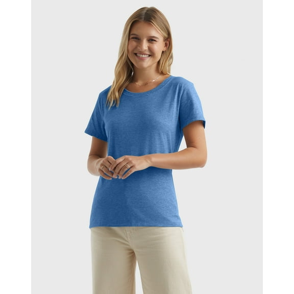 Hanes Women’s Perfect-T Short Sleeve Crew T-Shirt