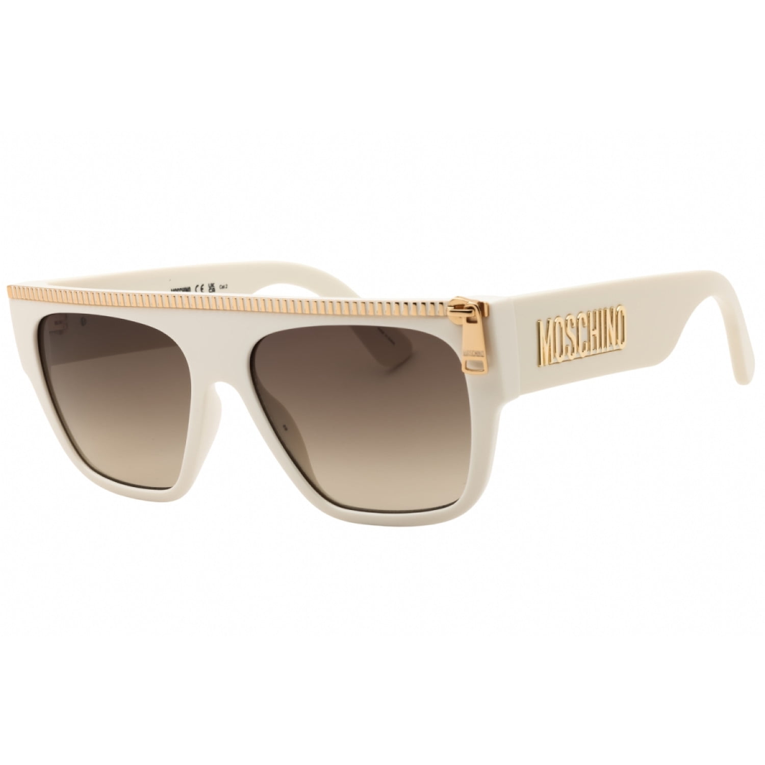 Moschino MOS165/S 0SZJHA 56mm Square Sunglasses Women's Ivory