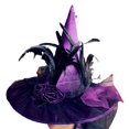 thumbnail image 4 of Sombrero de Halloween Perfecl Moderno Puntiagudo Negro, 4 of 8