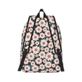 thumbnail image 3 of Daiia Daisies Flowers Vintage Canvas Backpack for Men and Women ,Hiking Backpack,Travel Laptop Bag for School,Large Capacity Backpack, 3 of 8