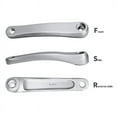 thumbnail image 2 of 170mm Crank Arm Mountain Bike Left Side Diamond Hole Crankset Handle Part Replacement Black, 2 of 4