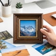 thumbnail image 4 of MMJ 4x4in Picture Frame Wooden Storage Display Stand Tabletop Photo Ornament Modern Home Wall Decor 7.08x7.08in, 4 of 7