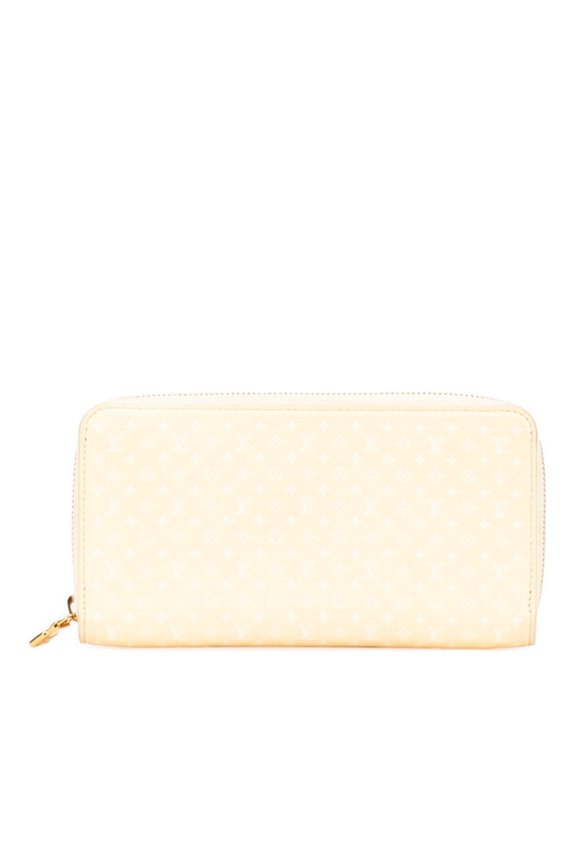 Pre-Owned Louis Vuitton Nanogram Zippy Wallet, Round Zip Long Wallet M82229, Yellow... (Good)