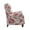 Pattern White, variant on UIXE Recliner Chairs Faux Leather Push Back Recliners Upholstered Chairs for Bedroom, Gray