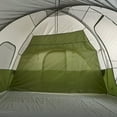 thumbnail image 3 of Slumberjack 958850321-WM Riverbend 10-Person 3-Room Hybrid Dome Tent, Off-White/Green, 3 of 3
