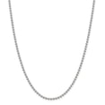thumbnail image 1 of 925 Sterling Silver 3mm Beaded Chain 16 Inch, 1 of 5
