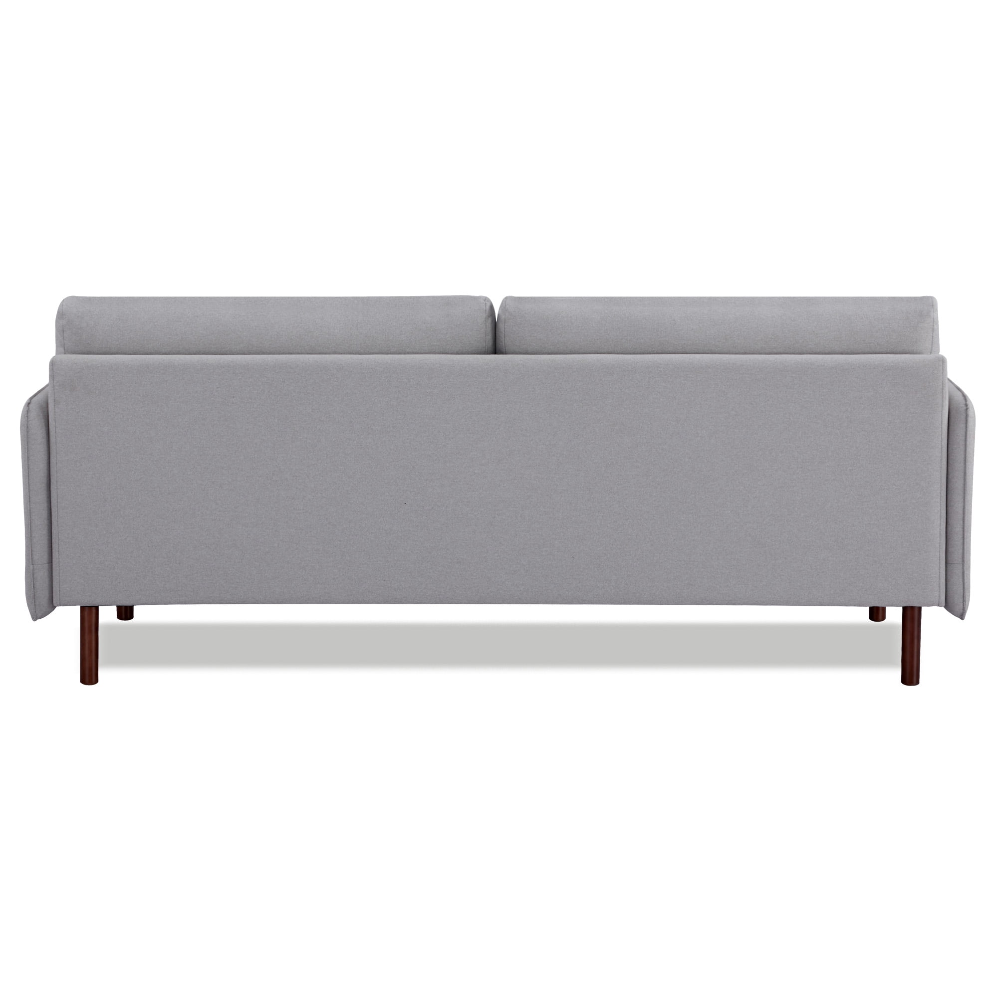 A&D Home Yucca Light Gray Polyester Modern Sofa, Upholstered Contemporary Couch