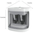 thumbnail image 2 of Electric Pencil Sharpener, Electric Pencil Sharpener for Colored Pencils, Dual Hole Pencil Sharpeners, Automatic Pencil Sharpeners, Battery Pencil Sharpeners (White-2PCS), 2 of 6