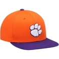 thumbnail image 3 of Youth Top of the World Orange Clemson Tigers Maverick Snapback Adjustable Hat, 3 of 5