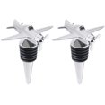 thumbnail image 1 of 2 tapones para botellas de vino, tapón para conservación de vino y champán, estilo aeronáutico, tapón para boquilla de cerveza y vino, sello de corcho para botellas de bebidas, 1 of 4