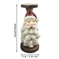 thumbnail image 3 of UYUH ‌Resin Candle Holder Santa & Snowman Candlestick for Pillar/Tea Light, Festive Christmas Table Decoration, Functional Holiday Home Décor Centerpiece‌, 3 of 4