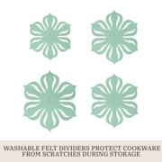The Pioneer Woman Sutton 17-Piece Non-Stick Aluminum Cookware Set, Pots and Pans w/Bakeware & Utensils, Green