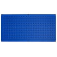 thumbnail image 3 of Wall Control Pegboard Value Pack - (3) Pack of Wall Control 16-Inch Tall x 32-Inch Wide Horizontal Blue Metal Pegboards for Wall Home & Garage Tool Storage Organization (Blue Pegboard), 3 of 11