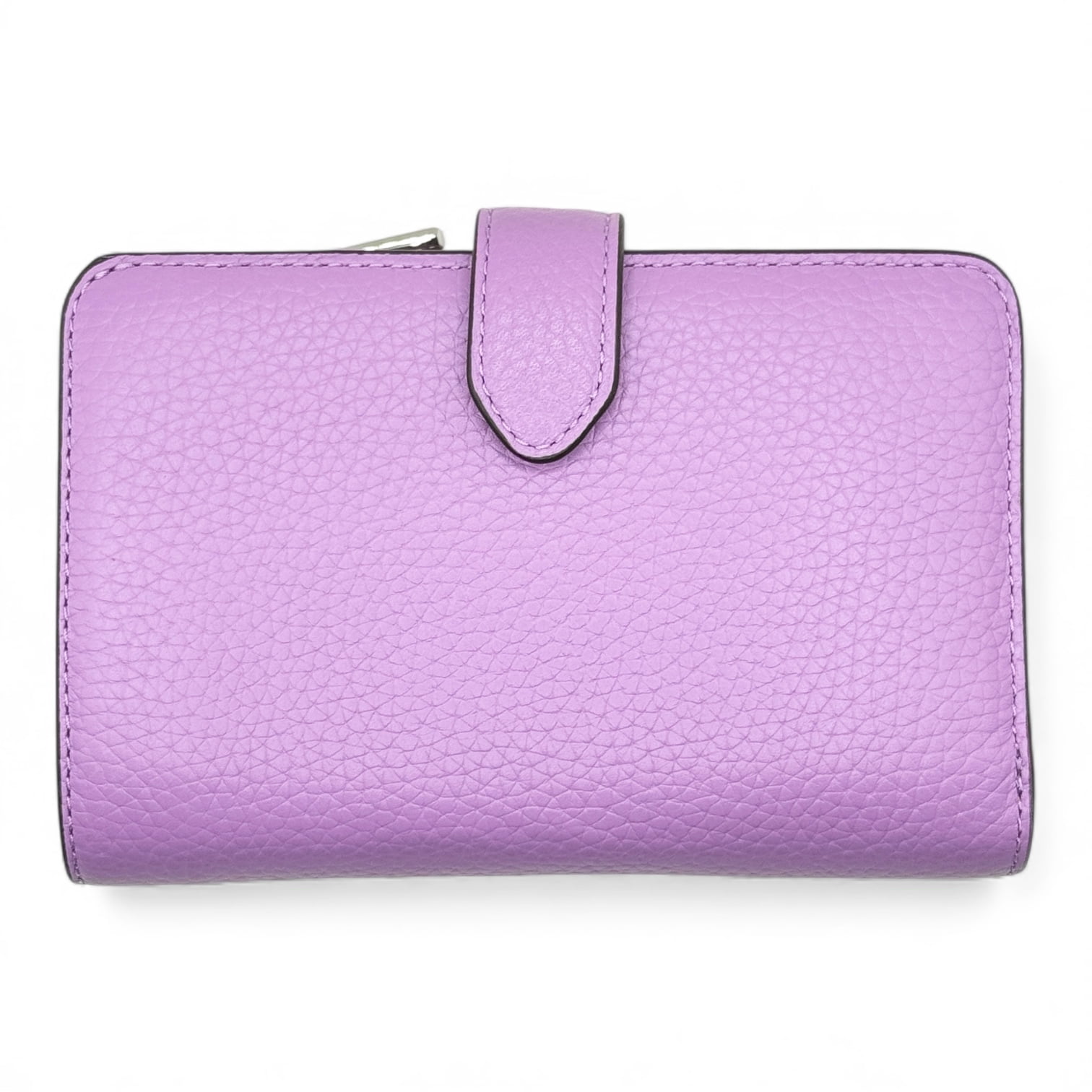 【D279】レアカラー×ほんわかパープル モスアゲートスフィア 約63.5mm Kate Spade New York Lena Pebbled Leather Medium Bifold Wallet