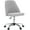 Grey, variant on MCQ Stylish Twill Upholstered Lounge Office Desk Chair, Height-Adjustable Chair, Dark Grey