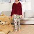 thumbnail image 6 of Xecao Ice Cream Popsicles Print Teenagers' Pajama Pants Long Sleep Pants Soft Elastic Waist Pajama Bottoms Elastic waist with 2 Pockets 5-16 Years-XS(5-6), 6 of 6
