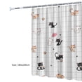 thumbnail image 3 of Cortina impermeable de 180x200cm para dormitorio (gato travieso), 3 of 5