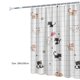 thumbnail image 3 of Cortina impermeable de 180x200cm para dormitorio gato travieso Ndcxsfigh Libre de BPA, 3 of 3