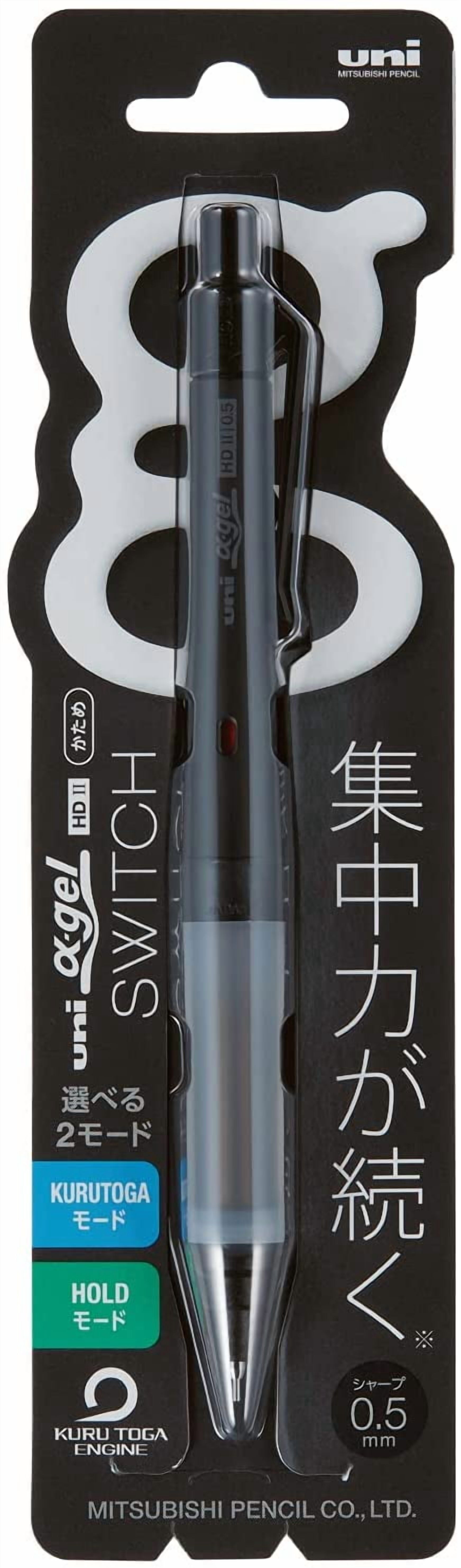 Alpha-Gel Switch Mechanical Pencil, 0.5 mm, Black Body (M51009GG1P.24)
