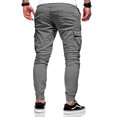 thumbnail image 7 of Utoimkio Men's Cargo Pants Lightweight Loose Fit Jogger Pants Casual Outdoor Hiking Pants Cargo Sweatpants with Pockets, 7 of 7