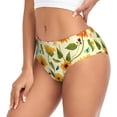 thumbnail image 2 of Balery Sunflowers And Butterflies Ropa Interior de Algodón para Mujer con Dibujo – Braguitas Cómodas y Elásticas, Estilo Clásico-3X-Large, 2 of 6