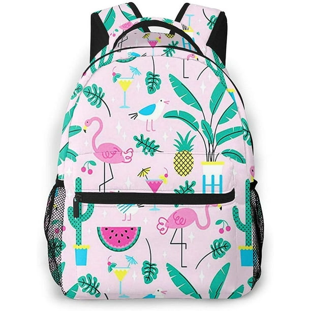 Laptop Backpack Pink Princess Clouds, School Bag for Boy Girl