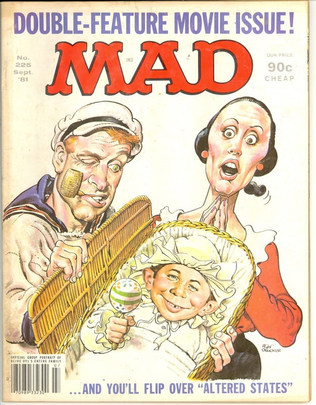 MAD Magazine Vintage Collectible #225 SEPT 1981