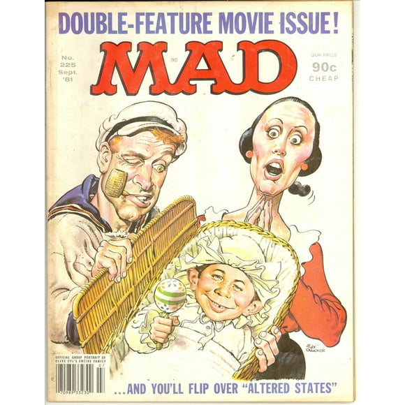MAD Magazine Vintage Collectible #225 SEPT 1981