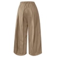 thumbnail image 3 of Women's Pants Straight Wide Leg Baggy Khaki Pant Womens Pants Casual Comfortable Work Pants Womens Trendy Clothes, 3 of 4